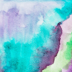 Colorful abstract watercolor pattern showcasing vibrant hues blending seamlessly in an artistic composition