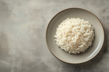 Japanese sushi rice with sesame sprinkled.