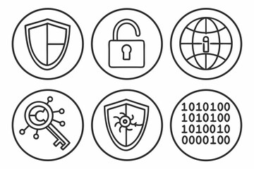 Fototapeta premium set of icons