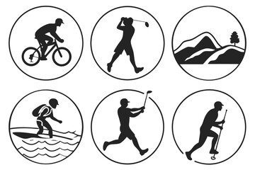 vector illustration of a man with a sword