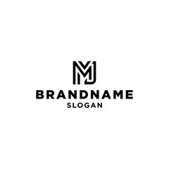 initial MJ or JM monogram.eps