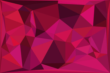 Polygonal mosaic with gradient color abstract geometric background. Low Poly background design. Technology low Poly background. Modern and trendy abstract geometric background in a low poly style.