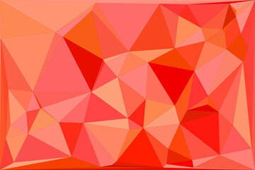 Polygonal mosaic with gradient color abstract geometric background. Low Poly background design. Technology low Poly background. Modern and trendy abstract geometric background in a low poly style.