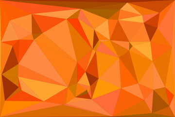 Polygonal mosaic with gradient color abstract geometric background. Low Poly background design. Technology low Poly background. Modern and trendy abstract geometric background in a low poly style.