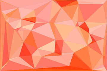 Polygonal mosaic with gradient color abstract geometric background. Low Poly background design. Technology low Poly background. Modern and trendy abstract geometric background in a low poly style.