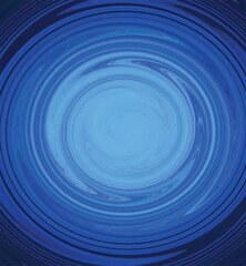 Cosmic Spiral Watercolor. Blue Abstract Spiral Watercolor Texture. Watercolor Background with a Swirl of Cool Colors