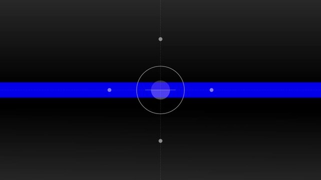 Camera shutter aperture blade animation on blue screen, Lens Aperture Opening and closing on blue chroma key, One Click Keying Focusing