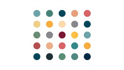 Abstract Color Palette - Diverse Shades and Tones for Design