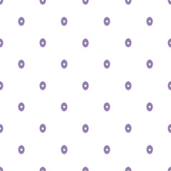 Seamless vintage heart medallion pattern,