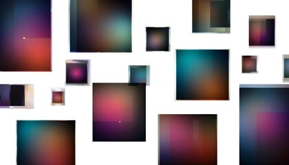 Fototapeta premium Abstract pixelated grid with varying square and rectangle sizes