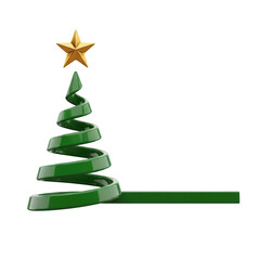 Árvore de natal Ícone Elemento 3D Render para Composição PNG Transparente Report Notice Communication Works Municipal Government Social Media Editable PSD