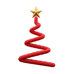 Árvore de natal Ícone Elemento 3D Render para Composição PNG Transparente Report Notice Communication Works Municipal Government Social Media Editable PSD