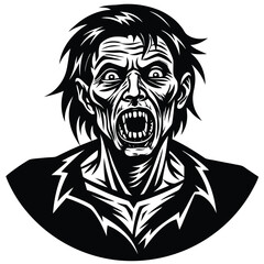 zombie vector icon