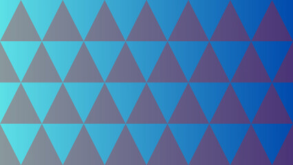 Colored triangles on a wall