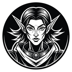 elf vector icon
