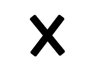 Obraz premium Black Cross PNG