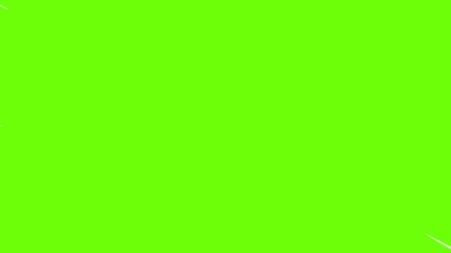 Circular Line Explosion Animation &ndash; Green Screen FX
