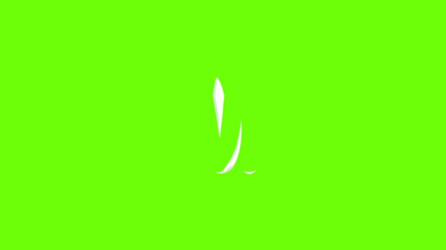 Circular Line Explosion Animation &ndash; Green Screen FX