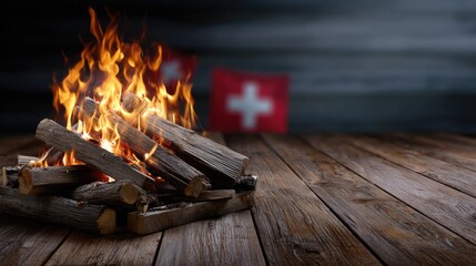 Switzerland confederation celebration: august first, independence Helvetic, tradition patriotic, ceremony joyful, citizen gathering, festival commemoration, red cross, white emblem, banner festivity