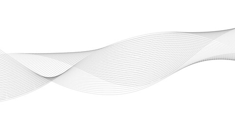 Technology and business wave lines on transparent background. Frequency sound wave, twisted curve lines with blend effect	
