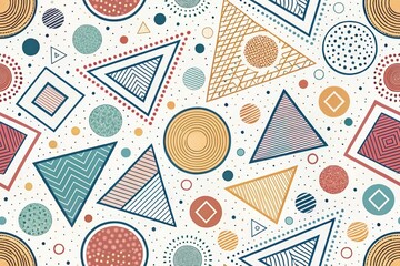 textured background with different geometric patterns	
