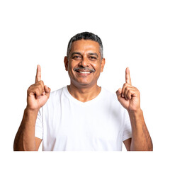 happy young man  showing thumbs up