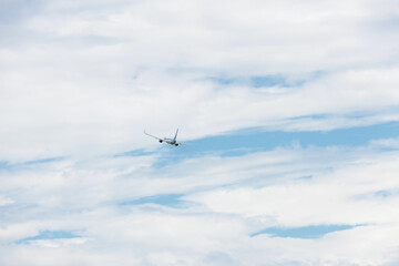 airplane in the sky