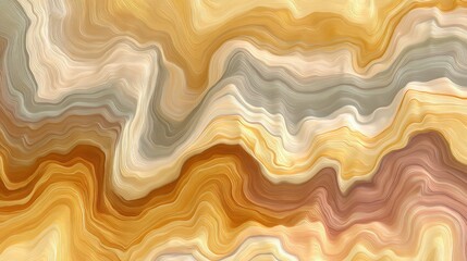 Fototapeta premium Abstract swirling marble pattern in warm, muted tones