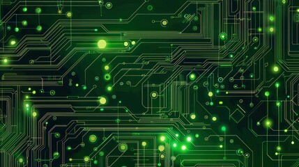 Fototapeta premium Abstract circuit board pattern design