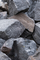 Gray natural stone, material texture