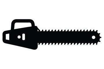 chainsaw vector icon
