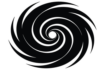 dark swirl vector icon