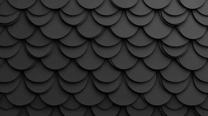 Dark, repeating circular scales