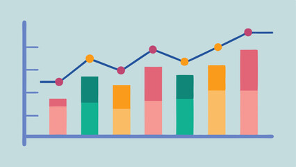 Combination Chart A combination of a bar and line chart that displays the raw levels of epigenetic markers as bars while overlaying a line graph of average changes over time across