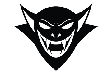 vampire grin vector icon