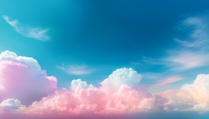 pastel cloudscape dreamy sky heavenly background