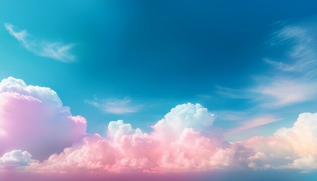 pastel cloudscape dreamy sky heavenly background