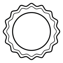 Colorful starburst reward sticker with text space