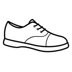 Classic school shoes illustration with multiple color options
