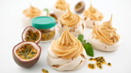 cold rice paper rolls with peanut sauce, minimalist surface