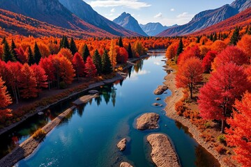 Fire Leaves River	
