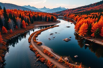 Fire Leaves River	
