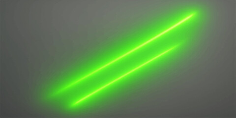 Abstract green vector background with glowing light rays and dynamic wave lines design