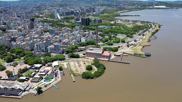Usina do Gasometro, in the city of Porto Alegre, RS, Brazil