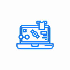 ecommerce online sale retail icon sign vector