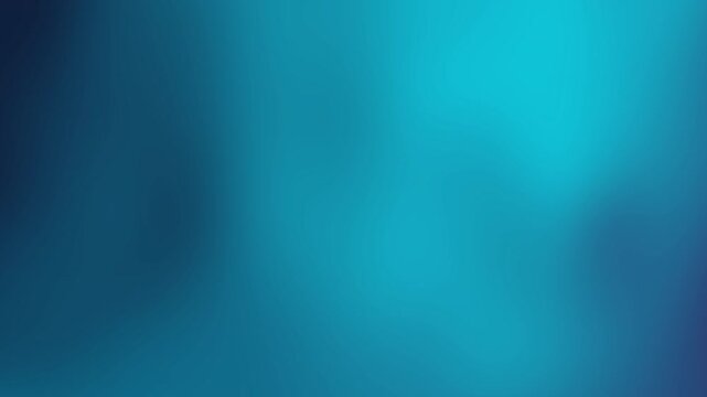 A clean and minimalist abstract background featuring a smooth, horizontal gradient from deep, muted blue on the left to vibrant, bright cyan on the right.
