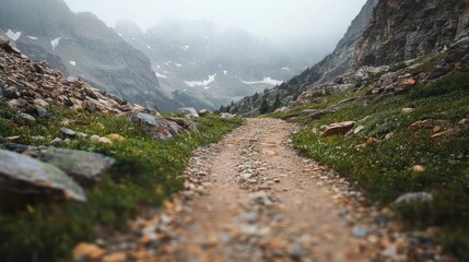 Fototapeta premium Mountain trail path