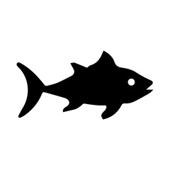 tuna fish glyph icon