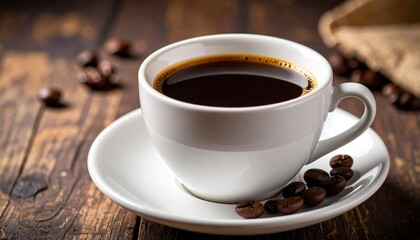 Fototapeta premium Taza de café generada con inteligencia artificial.