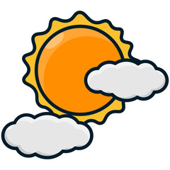 sun and clouds